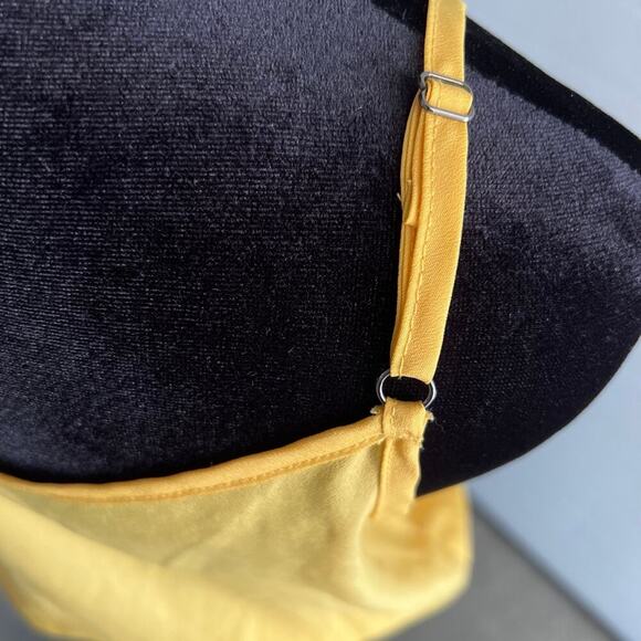 American Raggie, polyester Cami with ruffle and elastic waist, women's size S - Picture 5 of 5